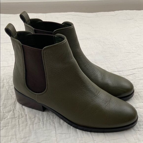 Cole Haan Olive Ankle Boots - Picture 1 of 11
